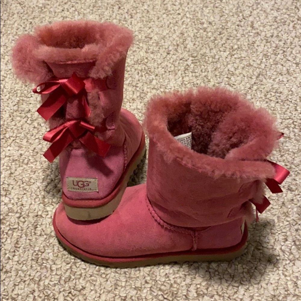 COPY - Bailey Bow Pink Ugg Boot